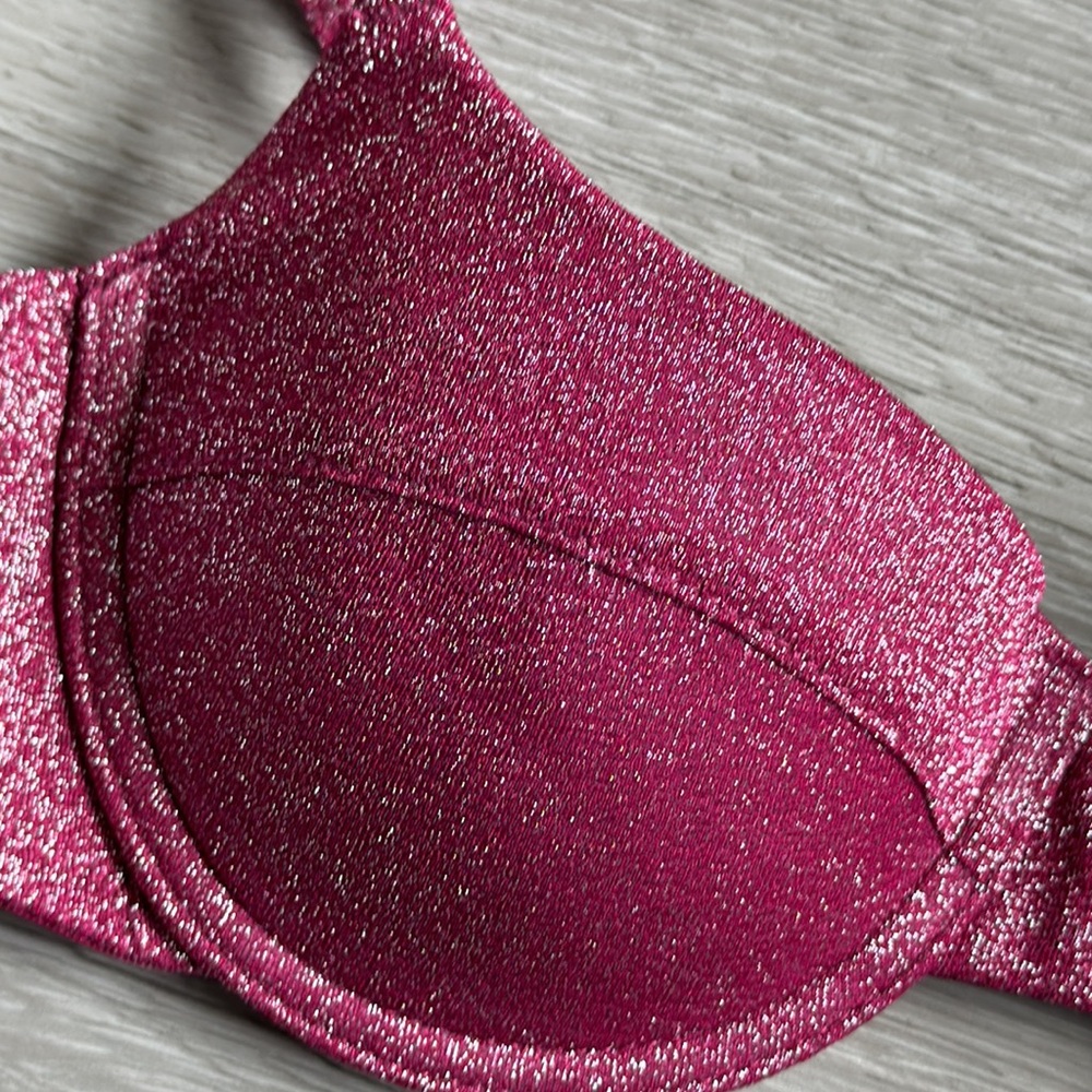 Grape sparkle bra triangl bathing suits top - Picture 11 of 12
